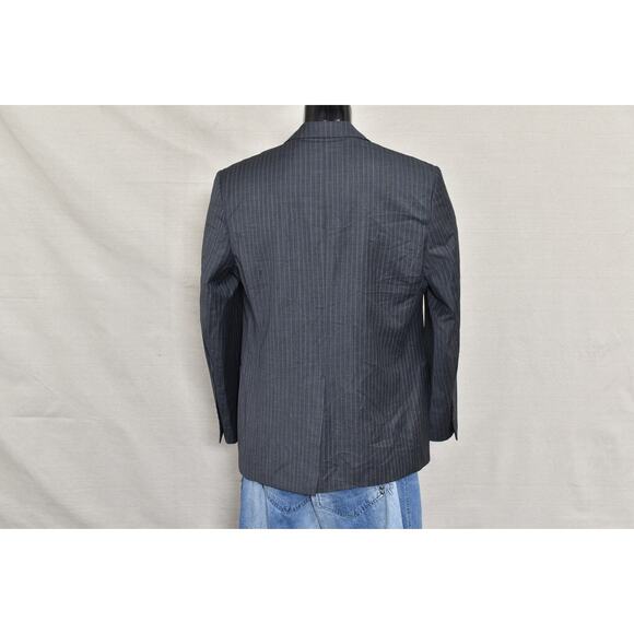 Brooks Brothers Explorer Regent Fit Gray Striped Wool Sport Coat Blazer 48L - Picture 3 of 9